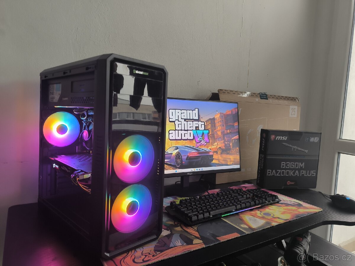KOMPLET HERNÍ PC SESTAVA I5 8400 GTX 1070 8GB WIN 11