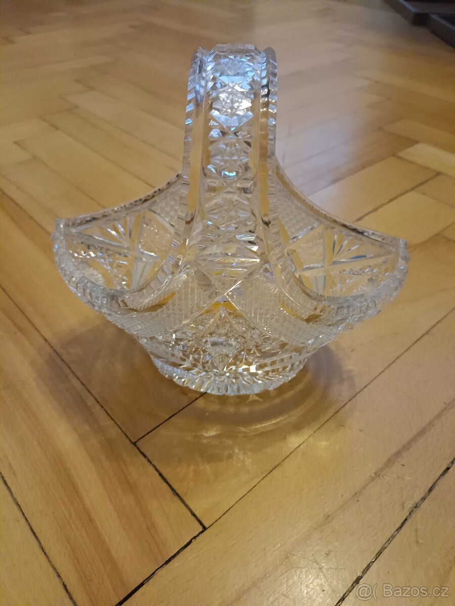Brouseny kosik bohemia crystal