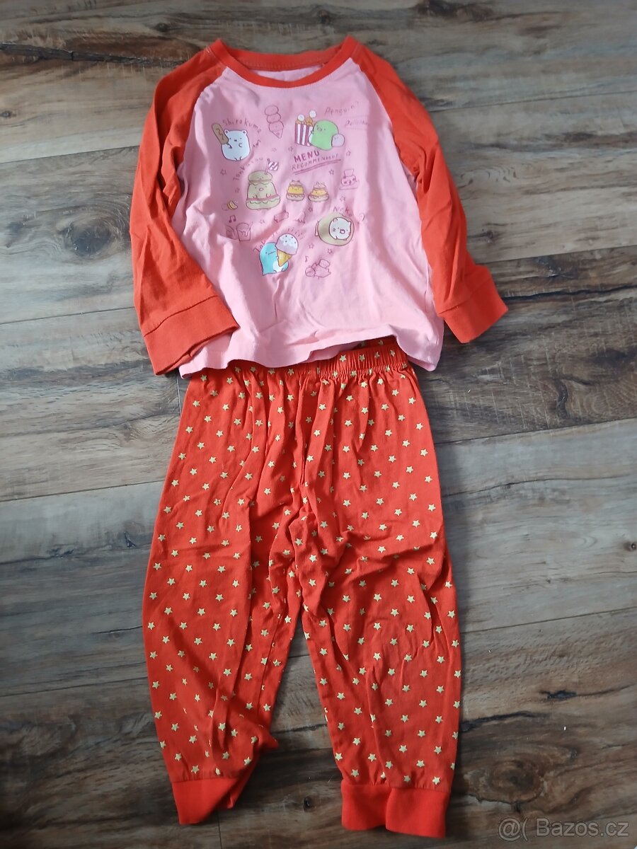 Dívčí pyžamo Wolf vel.98/104.