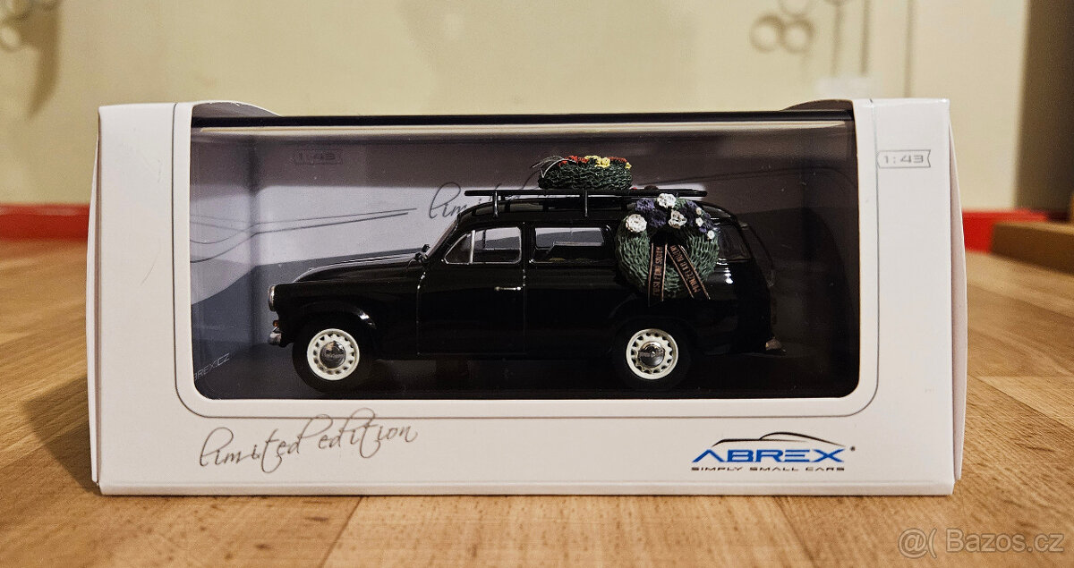 Abrex 1:43 Škoda 1202 1964 Pohřební s věnci Limited Edition