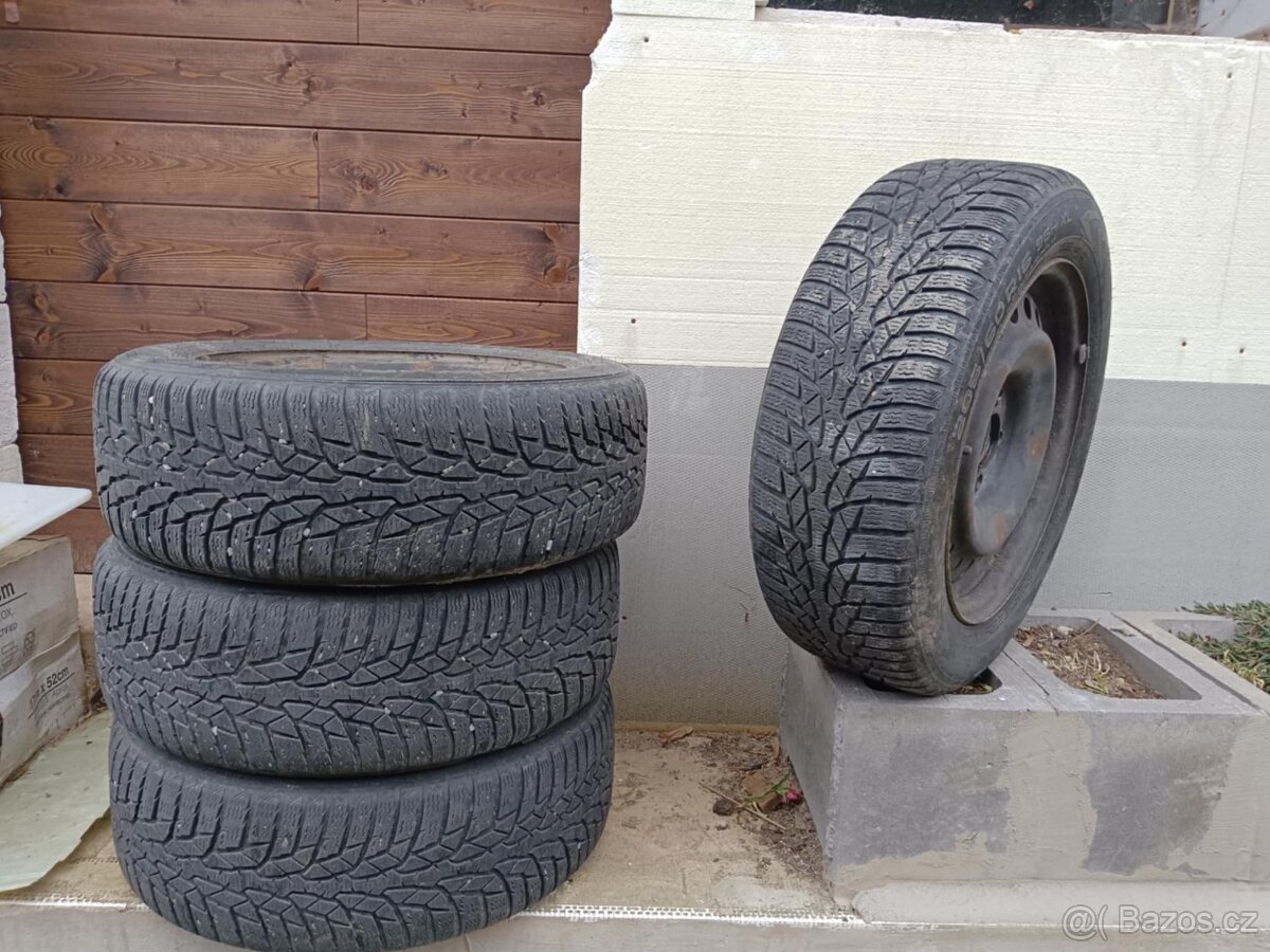 Zimní kola na Nisana Juke s diskama 205/60r15