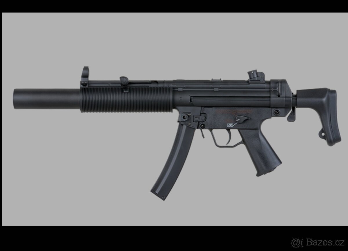 Mp5 Airsoftový samopal CM.041 SD6 - celokov Nevhodný dárek.