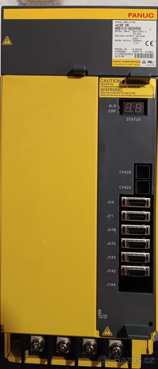 SERVO MODULY FANUC + DISPLEJ OVLÁDÁNÍ FANUC