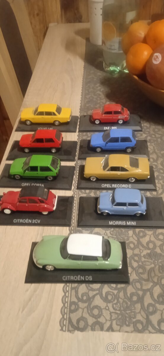 Prodám modely Aut cena 150Kč za kus