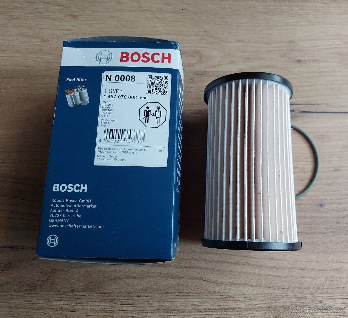 Palivový filtr BOSCH 1 457 070 008