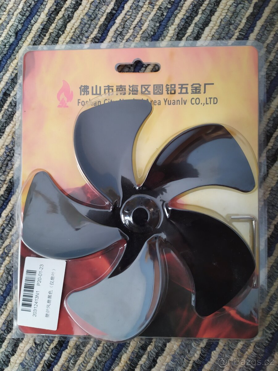 Lopatka k ventilátoru na kamna