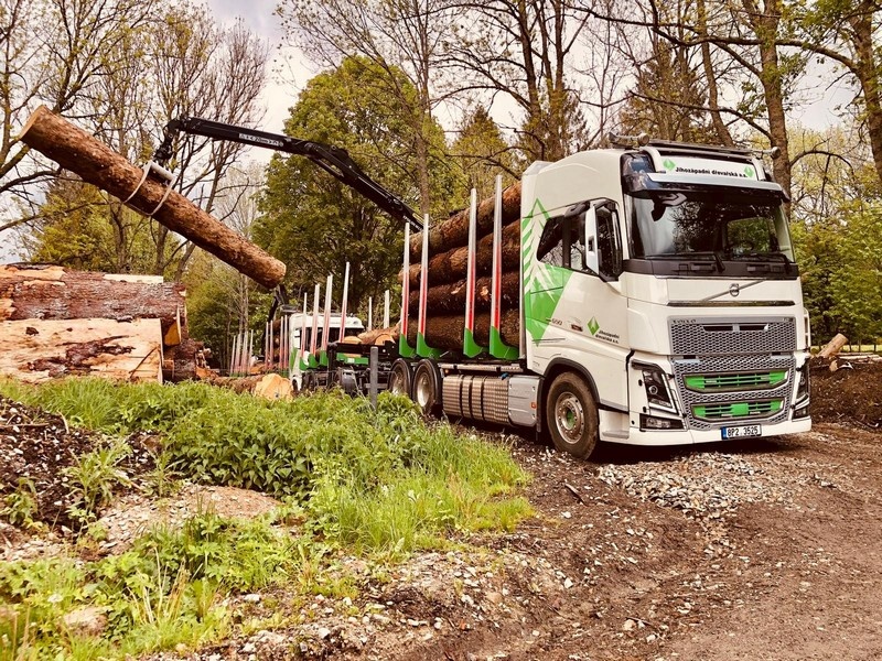 Řidič lesovozu s hydraulickou rukou (C+E)