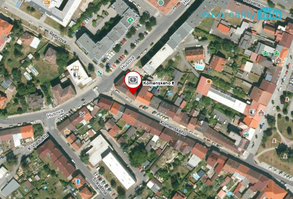 Prodej, pozemek, 262 m2, ul. Komenského, Přeštice