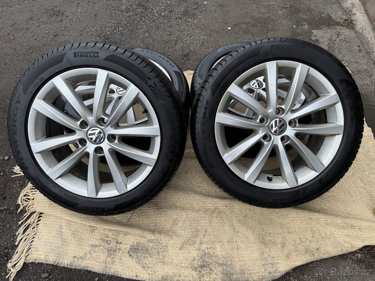 ALU ORIGINAL VW + letní pneu.