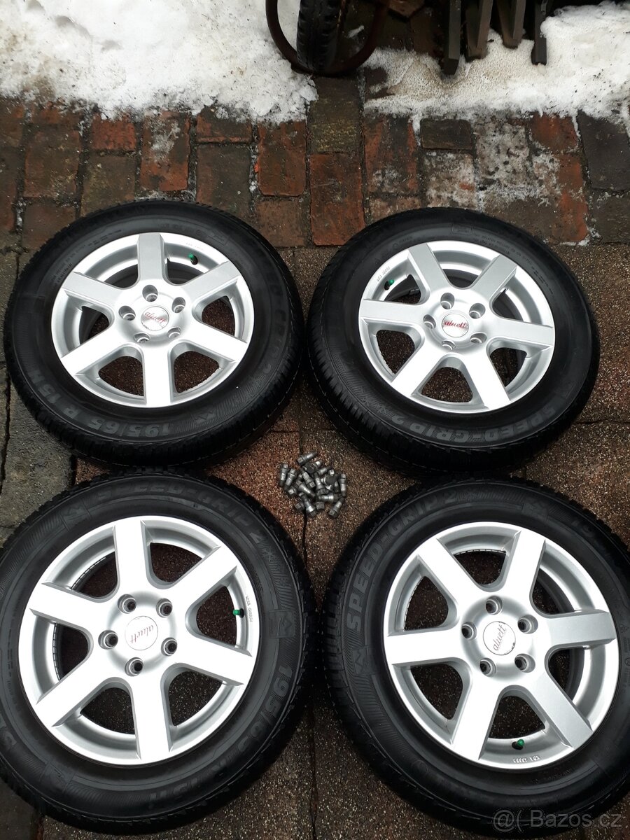 ZIMNÍ ALU SADA ŠKODA / VW / AUDI /SEAT -- 195/65/R15"