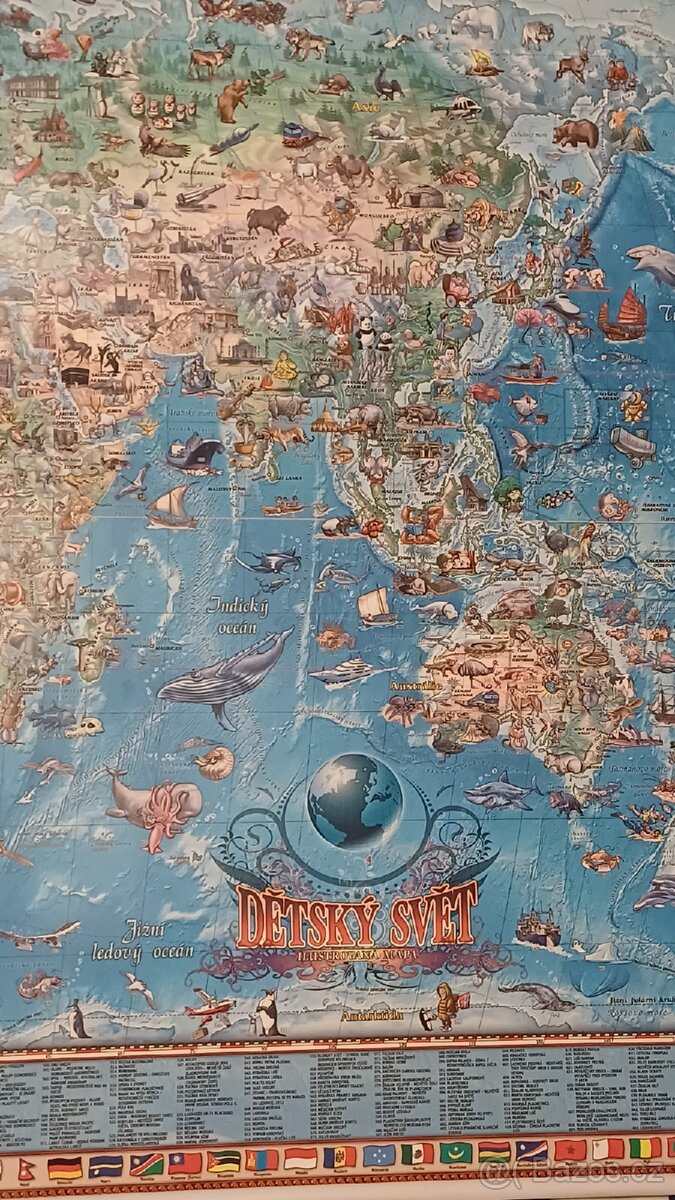 Ilustrovaná mapa Dětský svět