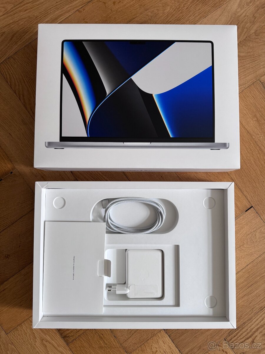 Macbook Pro 16 Silver, M1 Pro, 16GB / 512GB, baterie 100%