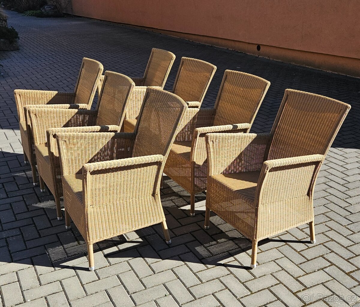 7 x zahradni židle Cane -Line