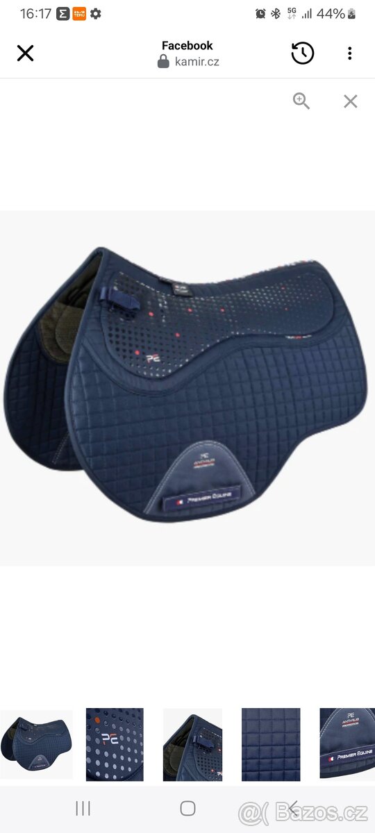 Premier Equine - Podsedlová dečka Close Contact Tech Grip pr