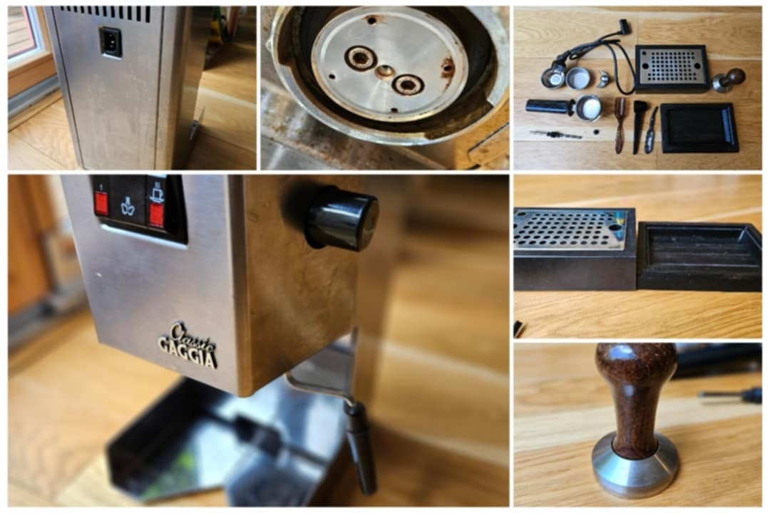 Gaggia Classic + extra vylepšení, nutný nový boiler