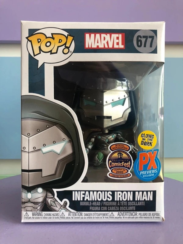 figurka Funko Pop Infamous Iron man 677 - glow in the dark