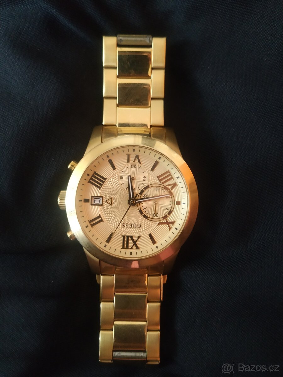 Zlatý hodinky unisex GUESS
