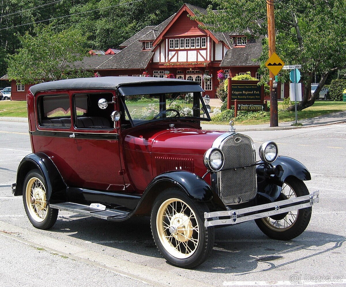 Ford A - ocelové ráfky