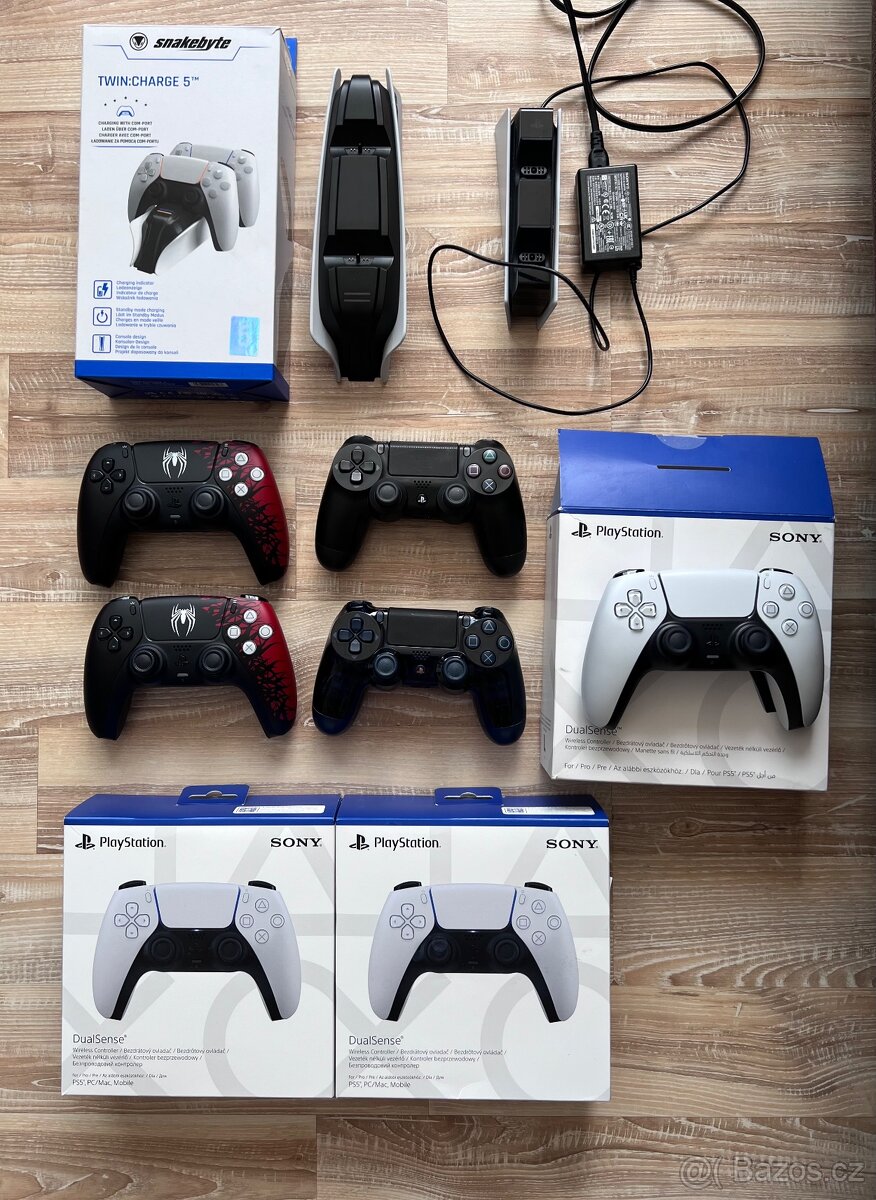 Ovladače Dualsense PS5 nové i použité a ps4 DualShock 4 V2