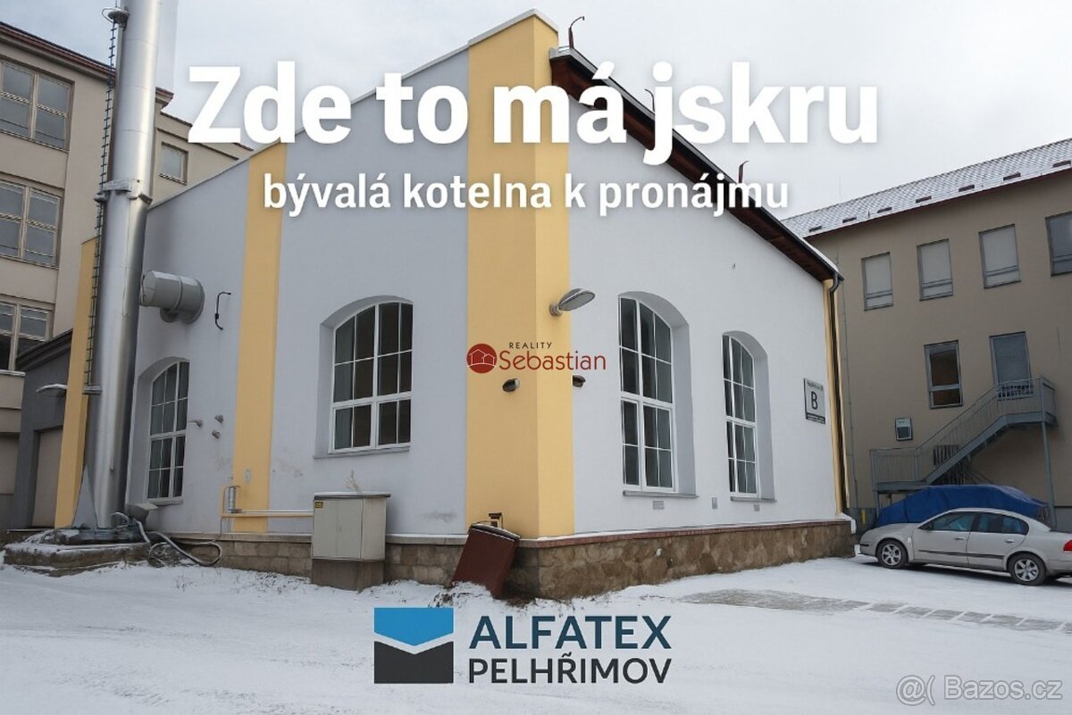 Pronájem dílenského a ateliérového prostoru – areál ALFATEX,