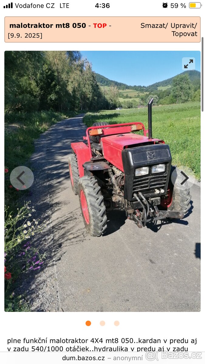 MalotrakTechnicky průkaz stk papíry koupim mt8 050 150 yukon