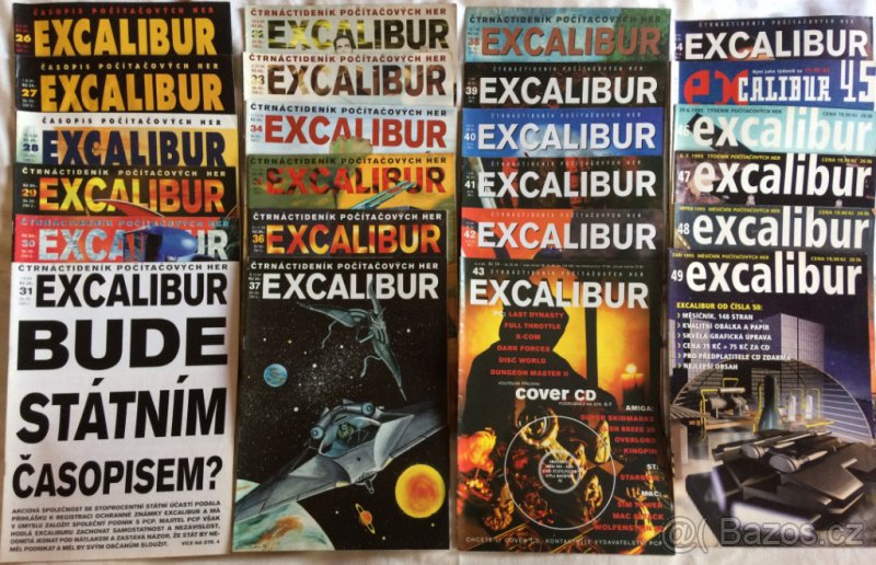 Časopis Excalibur rok 1994 až 1995 Akce 4+1