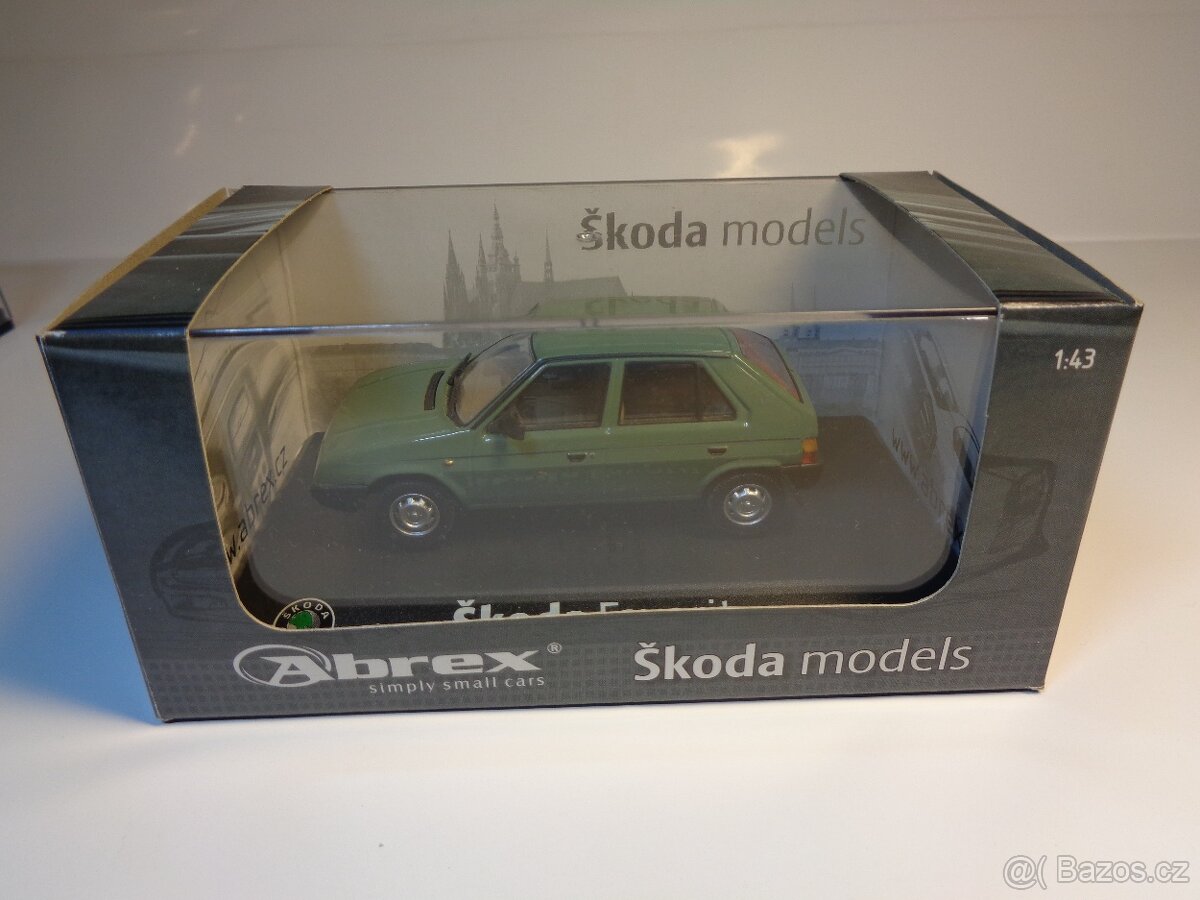 Abrex model 1/43 Favorit ´87 komplet, I. edice