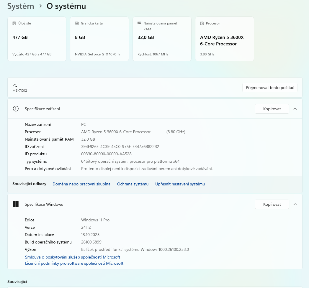 Herný počítač AMD Ryzen 5+ set