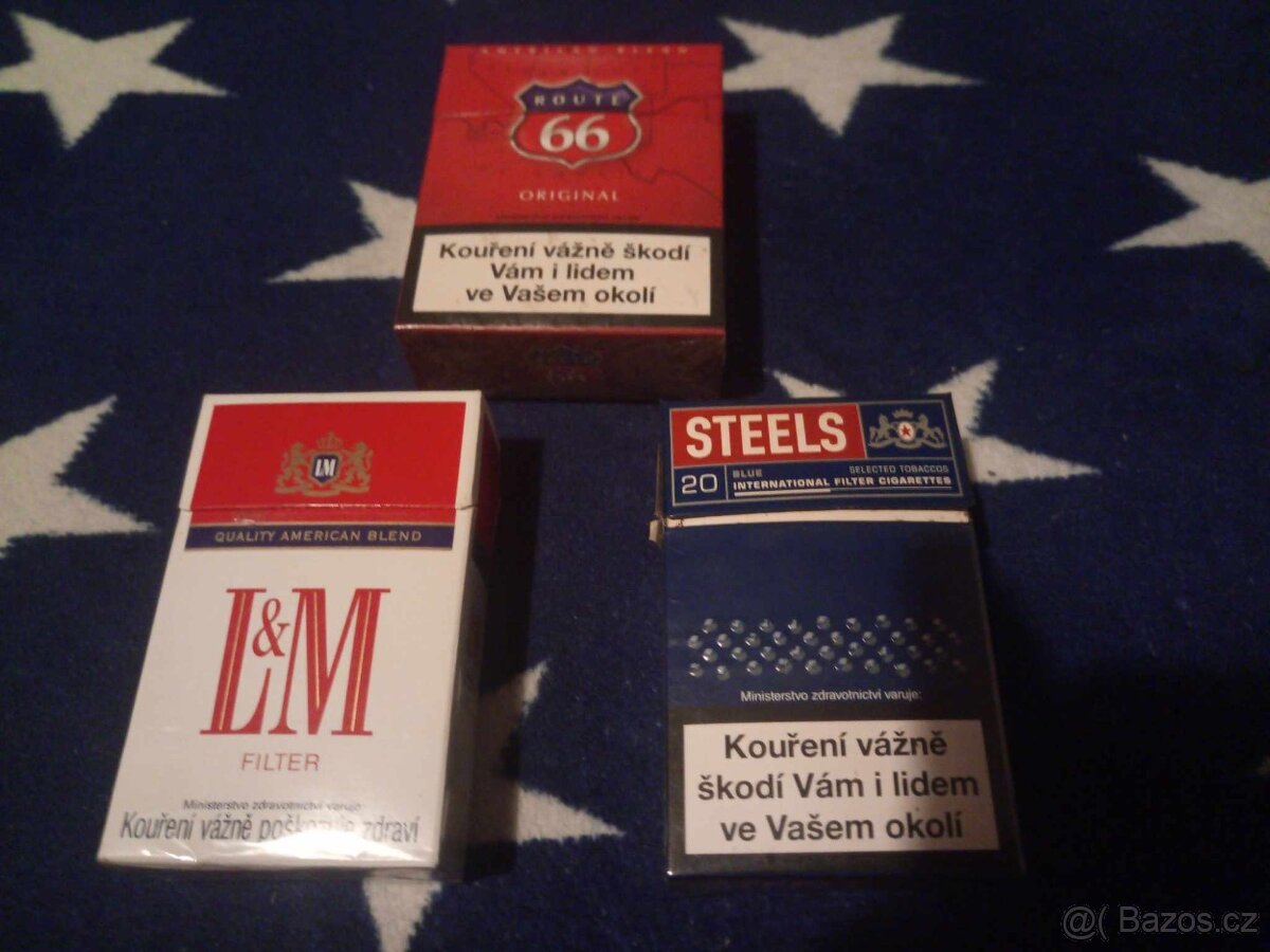 Krabičky od cigaret - STAV 95%+