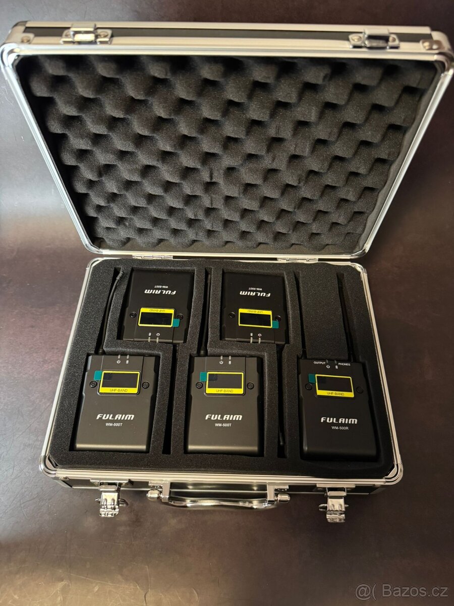 FULAIM WM500 UHF Mikrofonní systém na Video
