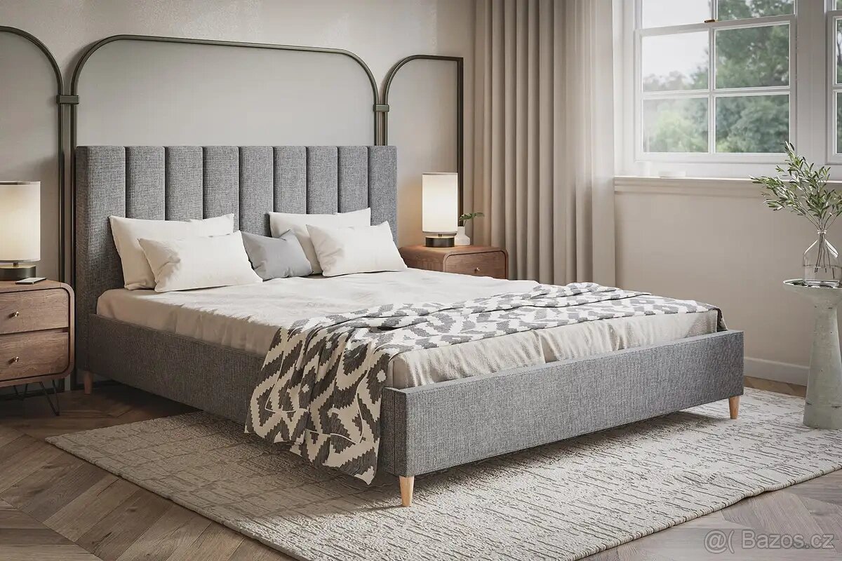 Čalouněná postel Lucie 2 s roštem