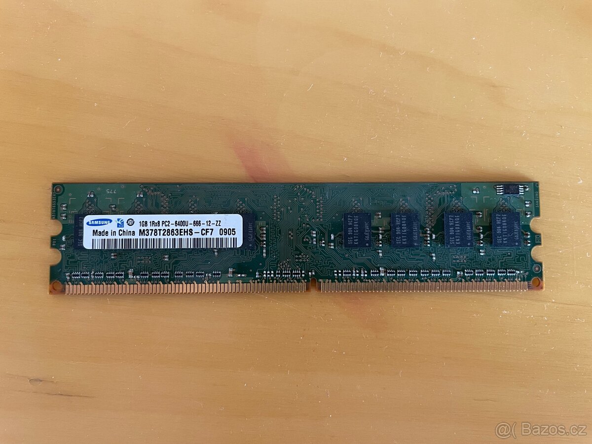 RAM Samsung 1GB DDR2 PC2-6400U”