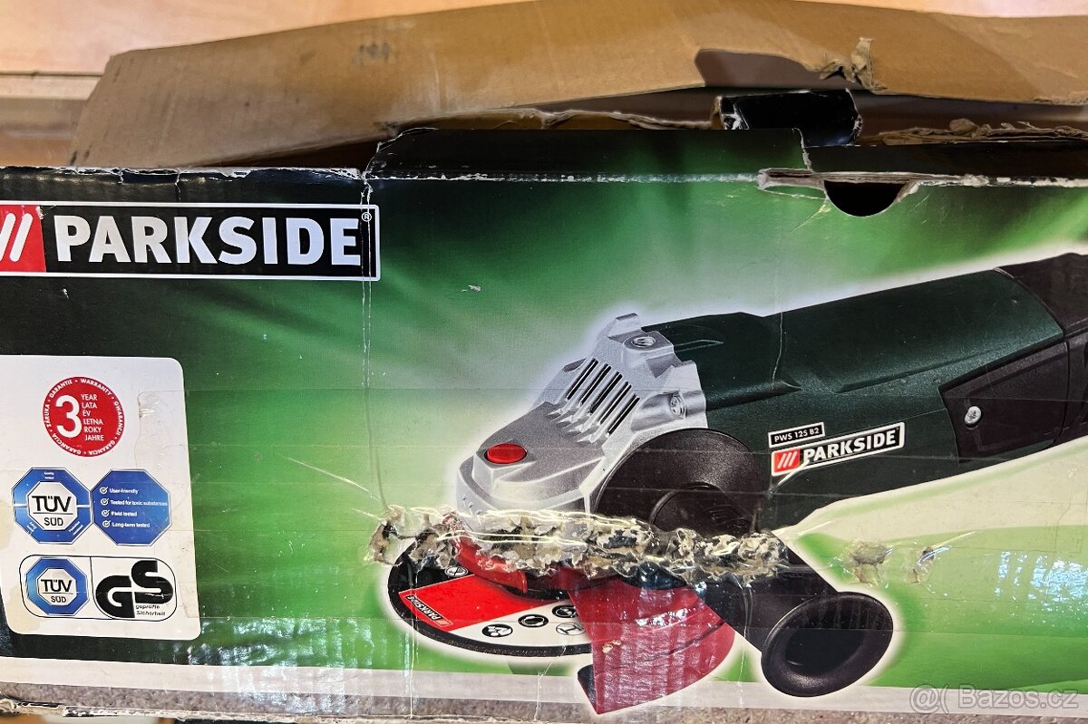 Zánovní Úhlová bruska Parkside PWS 125 B2