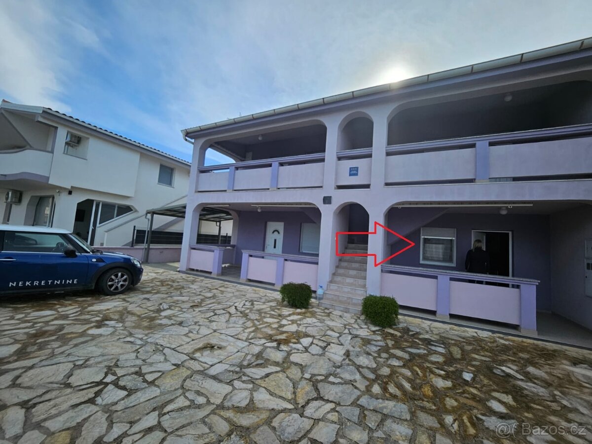 Apartmán v Chorvátsku 400 m od mora.