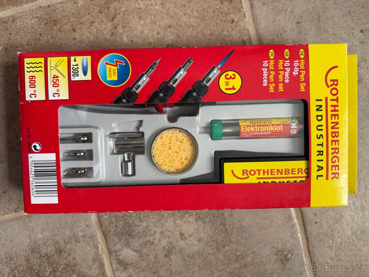 Plynová pájecí sada