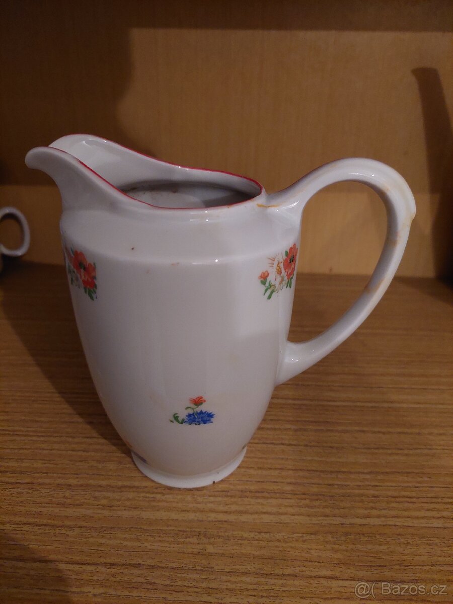 Konvička na mléko, nálezový stav kytky