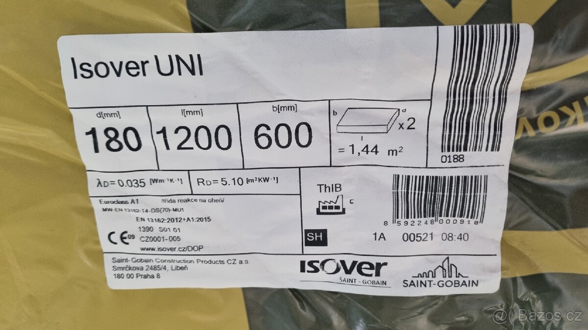 Izolace Isover UNI 180