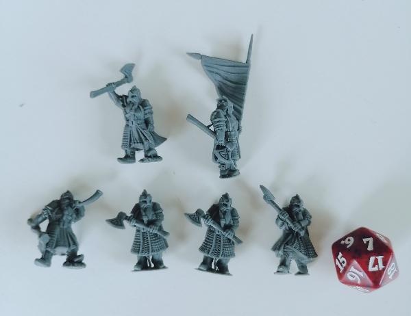 Fantasy figurky - 3D tisk - trpaslíci