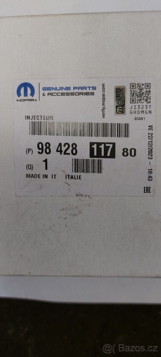 Vstřikovač močoviny original PSA