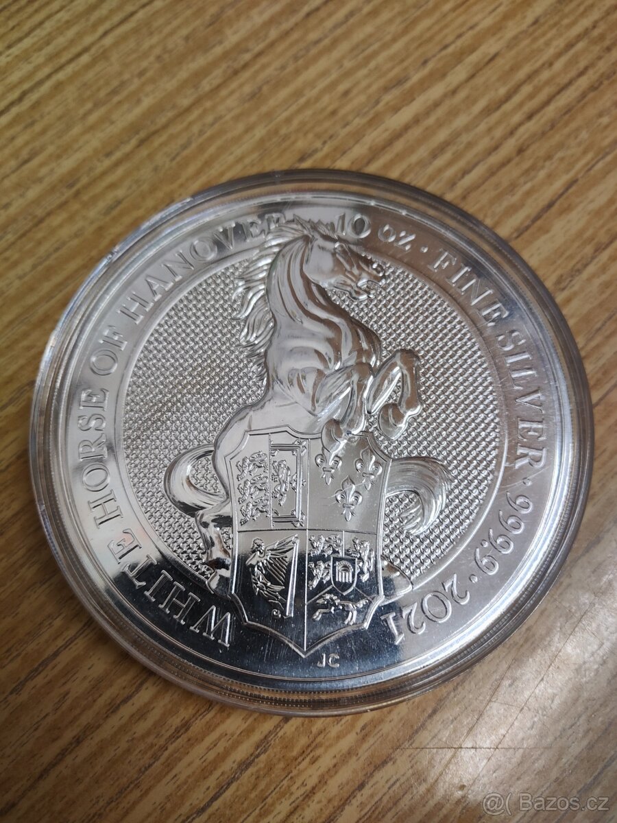 10 Oz investiční mince stříbro