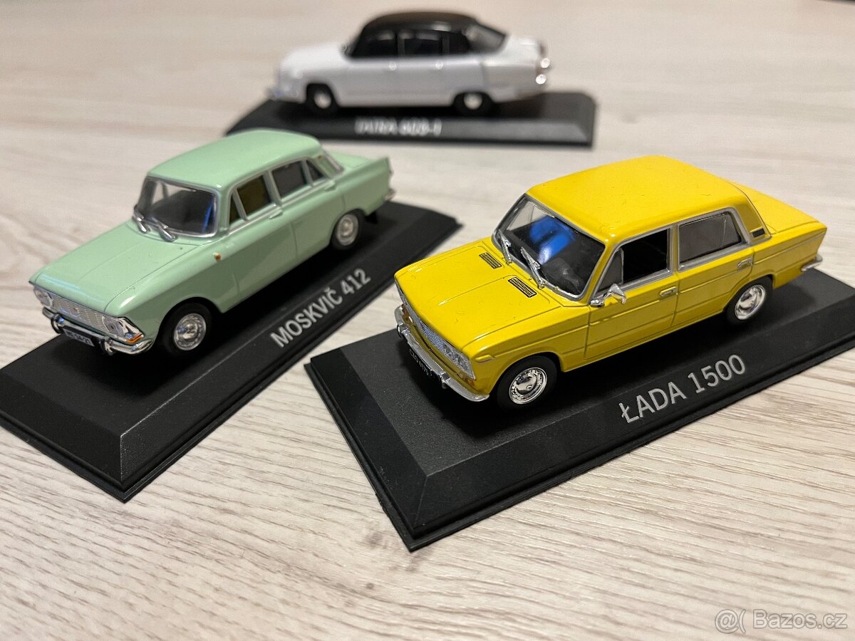 Moskvič 412 a Lada 1500 DeAgostini