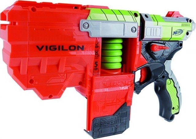 Nerf pistole s dvěma bání nábojů ZDARMA