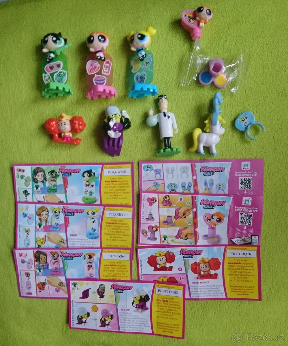 Kinder figurky - sada PowerPuff Girls