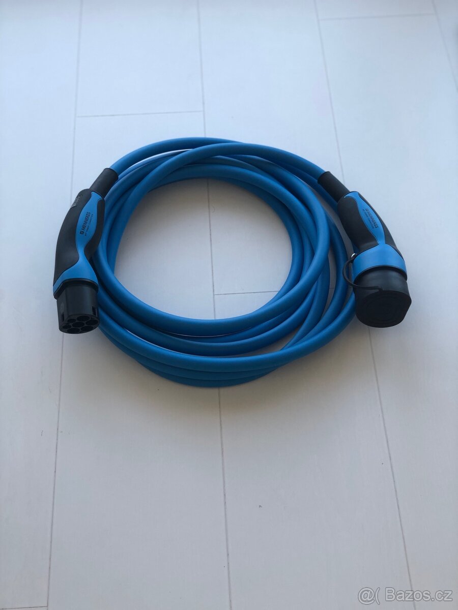 Nabíjecí kabel pro elektromobily MENNEKES typ 2 22kW 7,5m