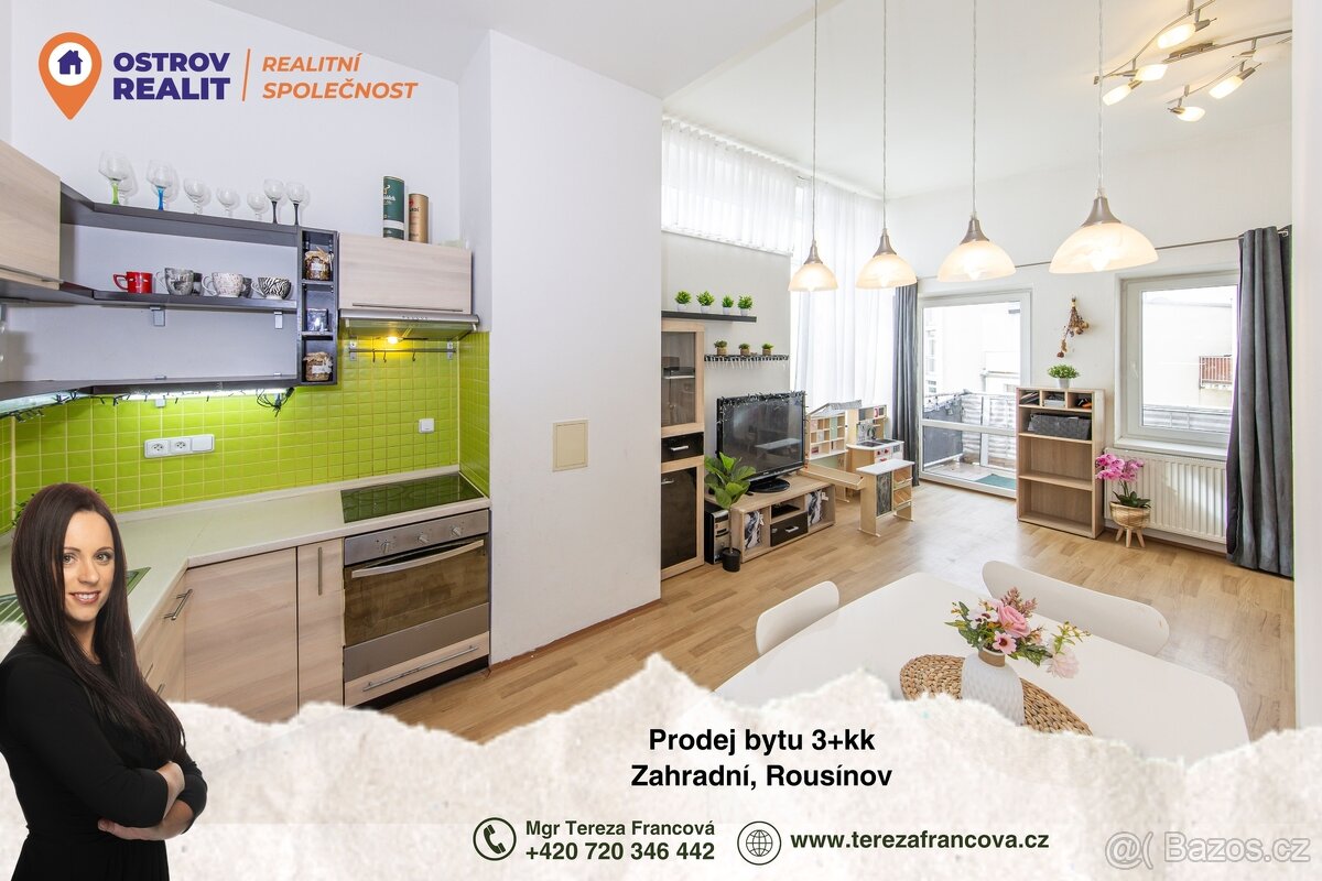 Prodej bytu 3+kk, 73 m², ul. Zahradní, Rousínov