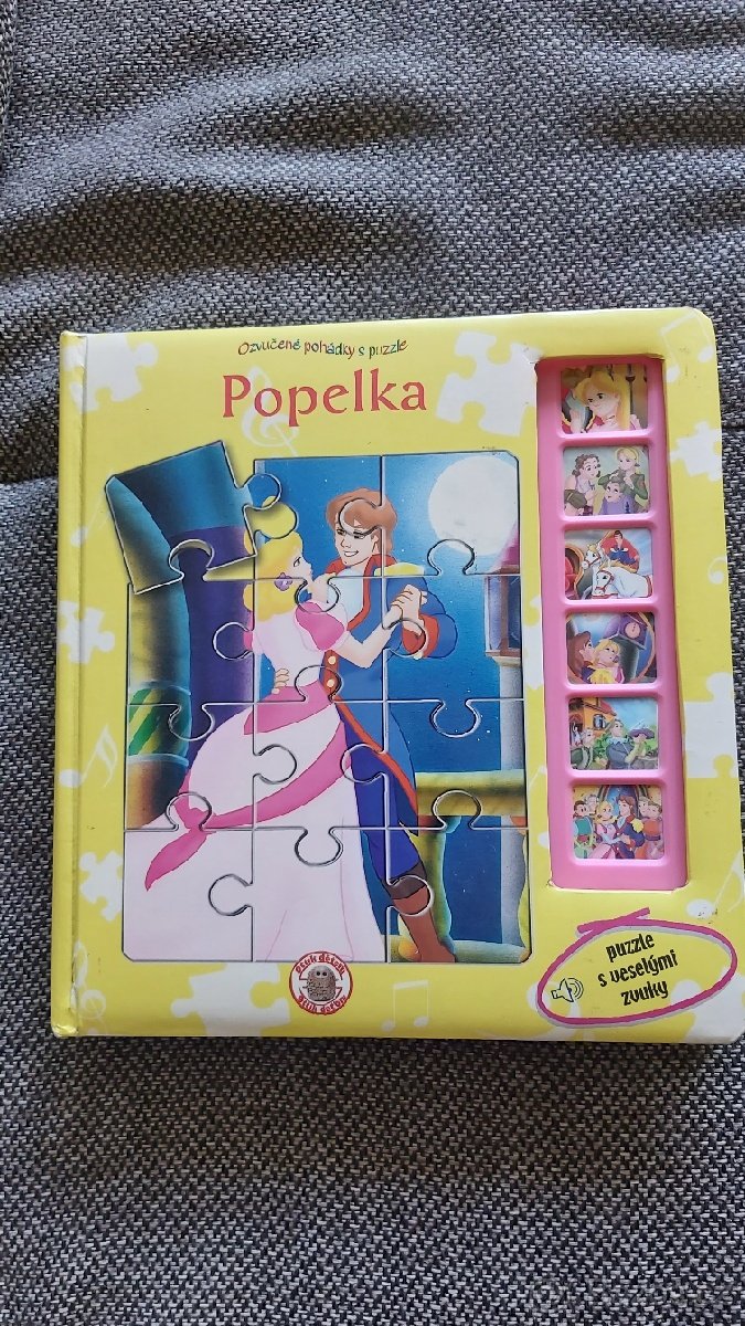 Dětská knížka s puzzle
