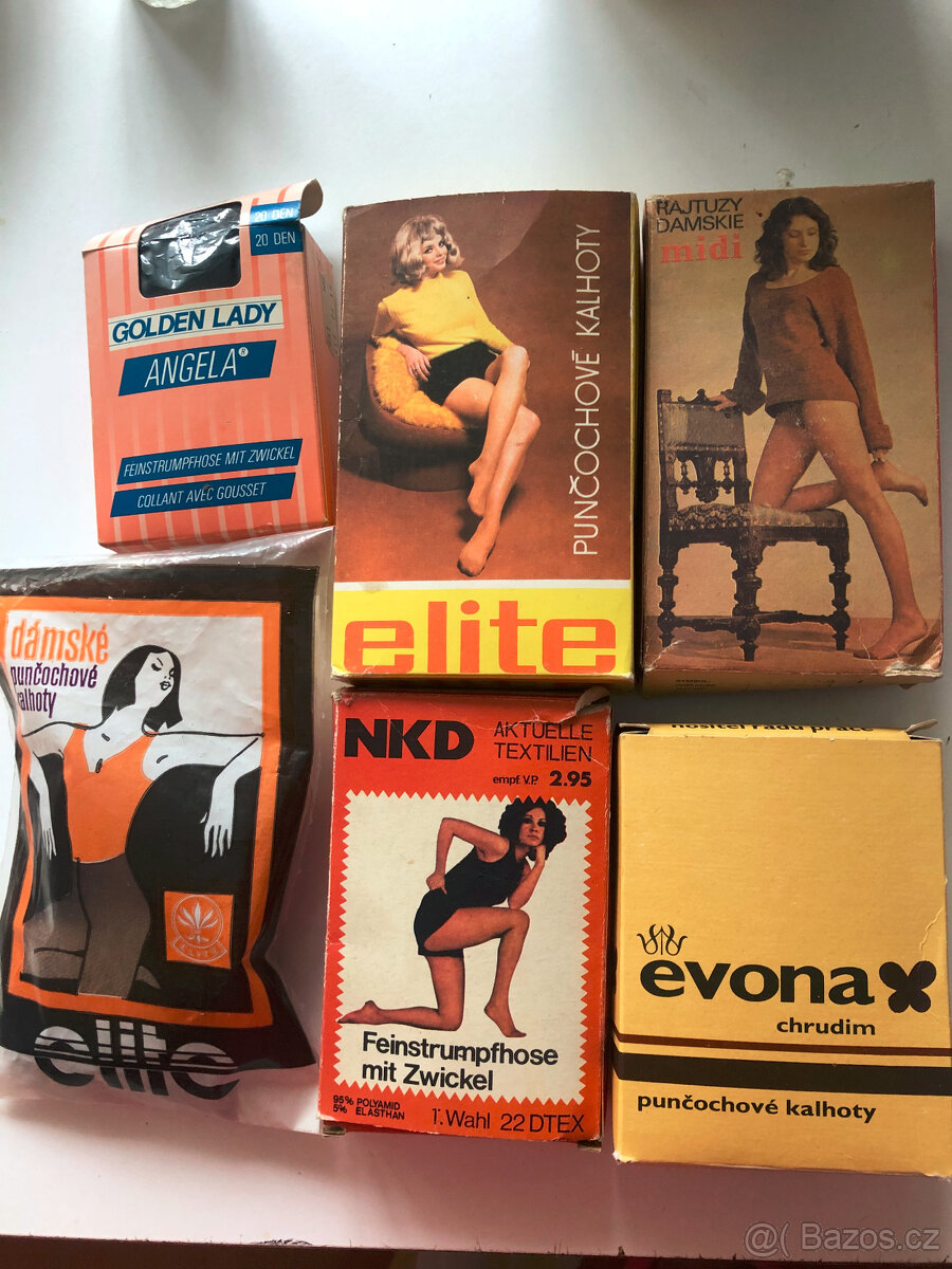 Retro punčocháče - nepoužité