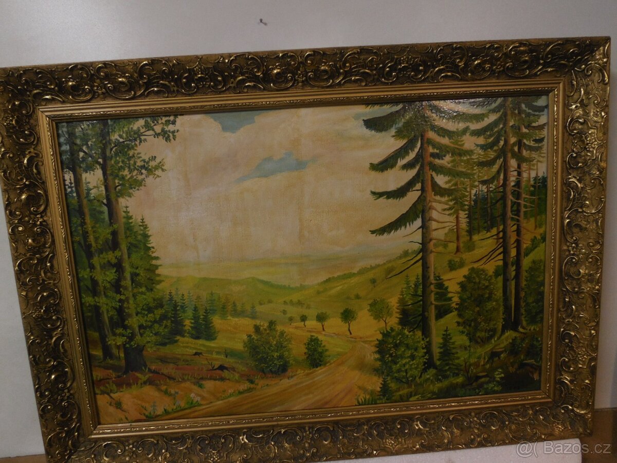 Obraz Krajiny sig. Loster 1973