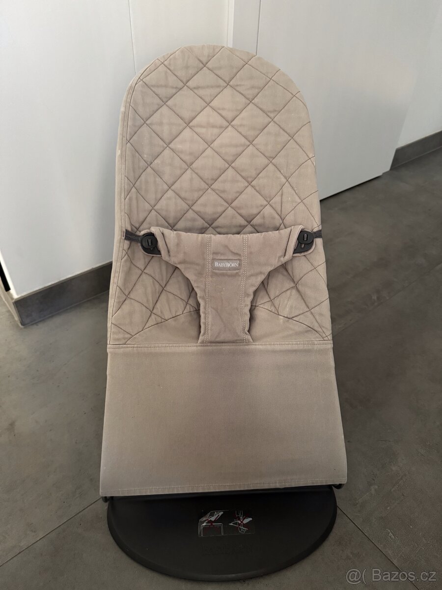 Babybjörn Bliss Sand Grey Woven