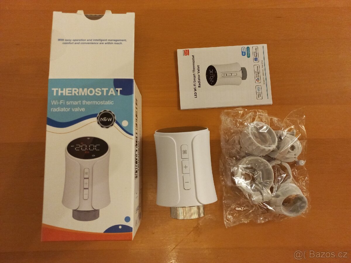 Wifi termostatická hlavice